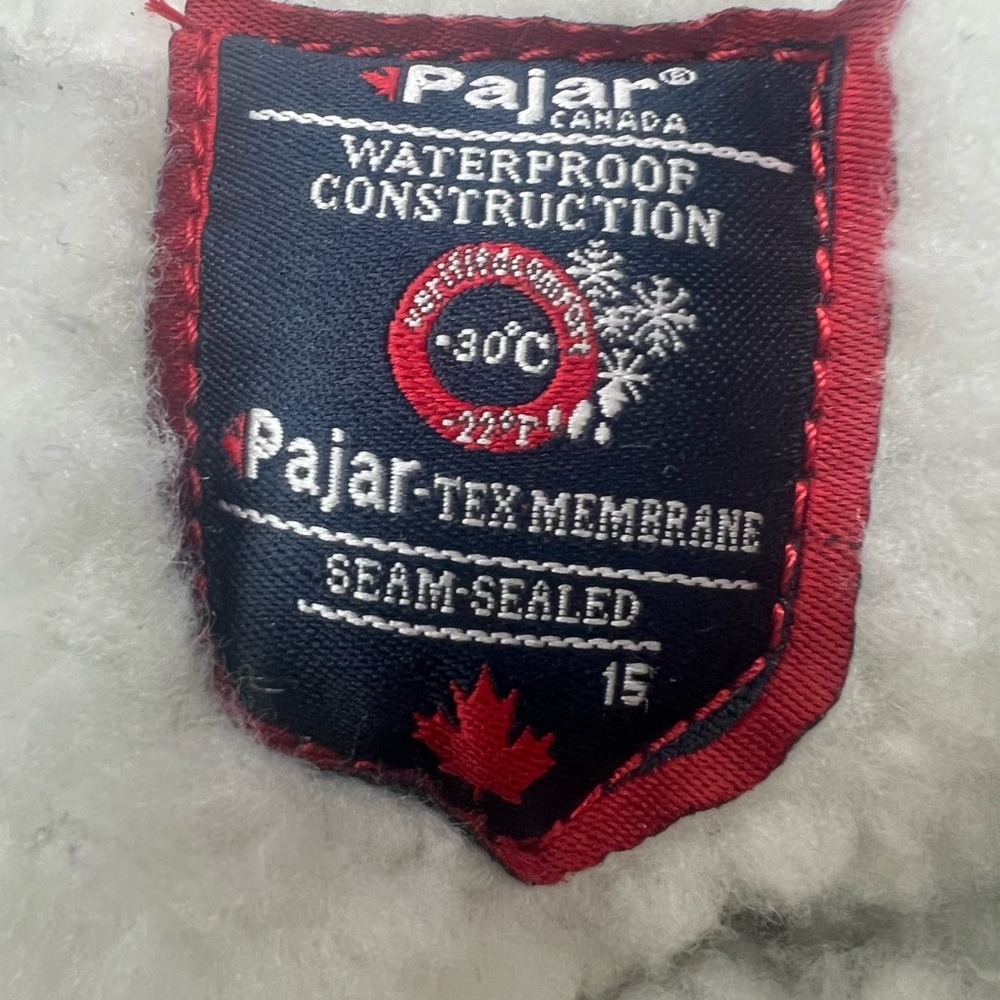 Pajar Canada Fleece-Lined Waterproof Winter Boots Women's 6–6.5 Tall Navy EUC - Picture 9 of 13